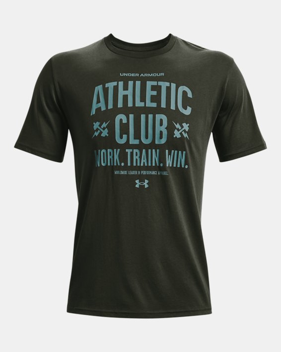 Men's UA Training Club T-Shirt, Green, pdpMainDesktop image number 4
